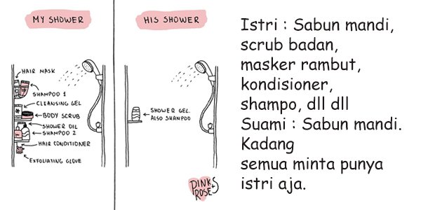 8 Ilustrasi Kocak Tingkah Para Istri yang Seringnya Merasa ‘Normal’ Padahal Bikin Suami Geregetan. Sering Begini?