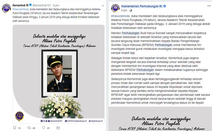 Taruna ATKP Tewas di Tangan Senior. Sedih, Padahal Ayahnya Sudah Rela Keluar 21 Juta Tiap Semester