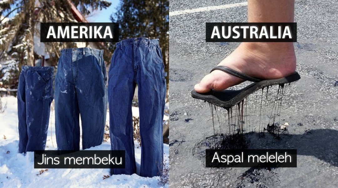 Saat Amerika Membeku, Australia Justru Sedang Meleleh. Ini 10 Perbandingannya, Beda Ekstrem Banget!