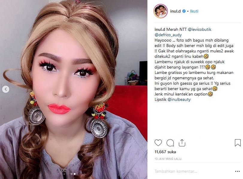 Inul Daratista Ladeni Orang yang Bilang Fotonya Editan; Jaga Mulut Itu Penting Memang!