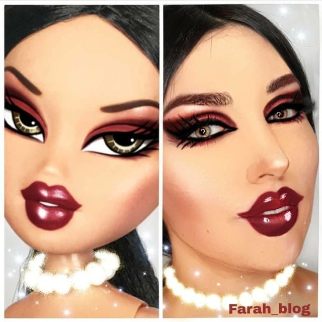 Boneka VS Manusia, Viralnya #BratzChallenge Ini Bikin Kamu Takjub Sama Kekuatan Make-up Mengubah Muka!