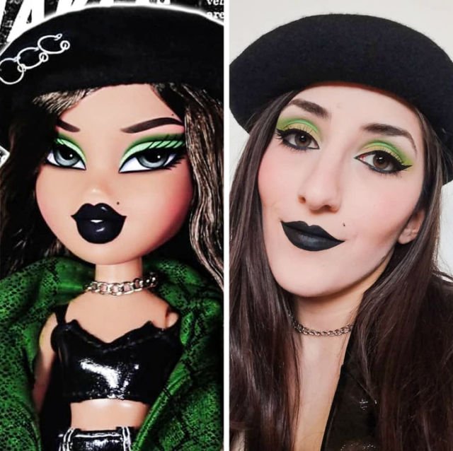 Boneka VS Manusia, Viralnya #BratzChallenge Ini Bikin Kamu Takjub Sama Kekuatan Make-up Mengubah Muka!