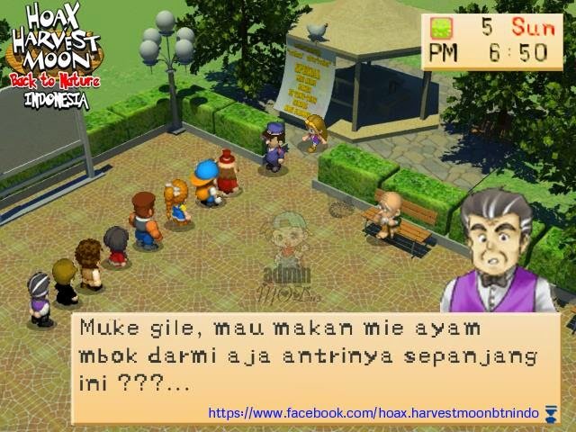 13 Meme Game Harvest Moon dengan Latar Tempat di Indonesia. Sarat akan Kearifan Lokal Banget deh!