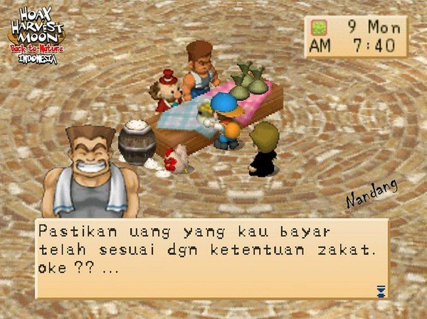 13 Meme Game Harvest Moon dengan Latar Tempat di Indonesia. Sarat akan Kearifan Lokal Banget deh!