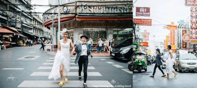 Tak Harus di Pantai atau Hutan, 10 Ide Foto Prewedding di Jalanan Ini Tak Kalah Berkesan