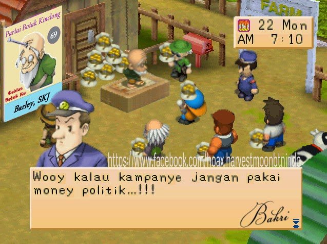 13 Meme Game Harvest Moon dengan Latar Tempat di Indonesia. Sarat akan Kearifan Lokal Banget deh!