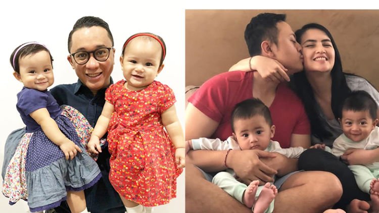 8 Seleb Ini Punya Anak Kembar yang Lucunya Nggak Nahan. Pengen Punya Juga Deh!