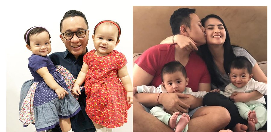 8 Seleb Ini Punya Anak Kembar yang Lucunya Nggak Nahan. Pengen Punya Juga Deh!