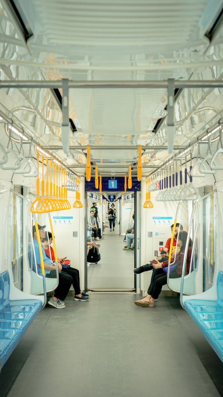 Kumpulan Foto Uji Coba Publik MRT Jakarta. Akhirnya Republik Ini Punya MRT Kaya Negara Maju ya!