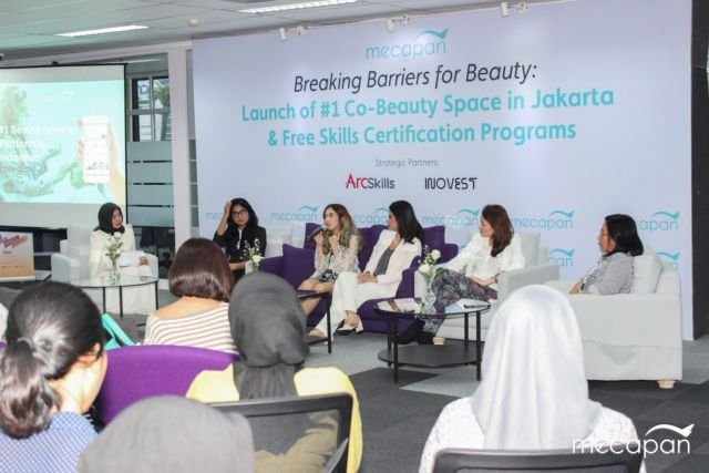 Aplikasi Mecapan Permudah Perempuan Percantik Diri. Apalagi Kini Ada Co-Beauty Space dan Program Sertifikasi Gratisnya