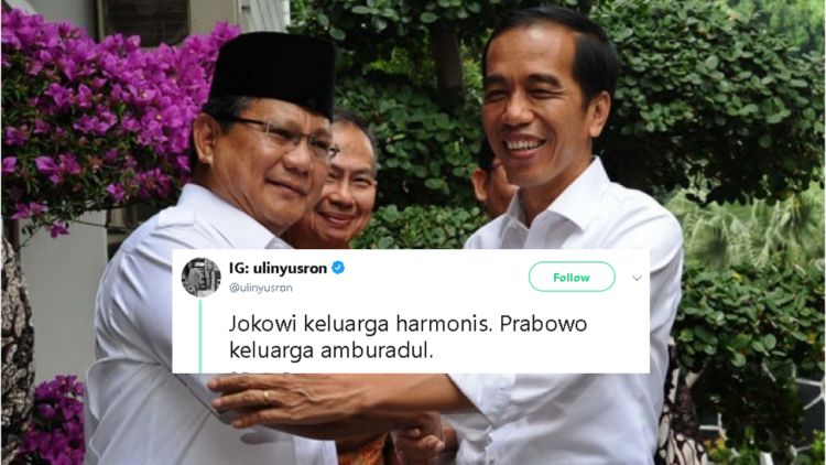 Tanggapan Mereka untuk Cuitan Ulin Yusron Soal Keluarga Prabowo yang Dikatakan Amburadul