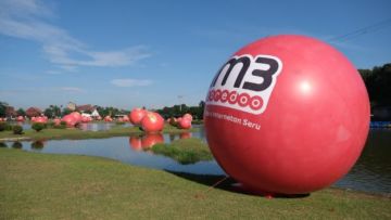 Ada Bola Merah Besar di Atas Peta Indonesia di TMII. Wah, Pertanda Apa ya Guys?