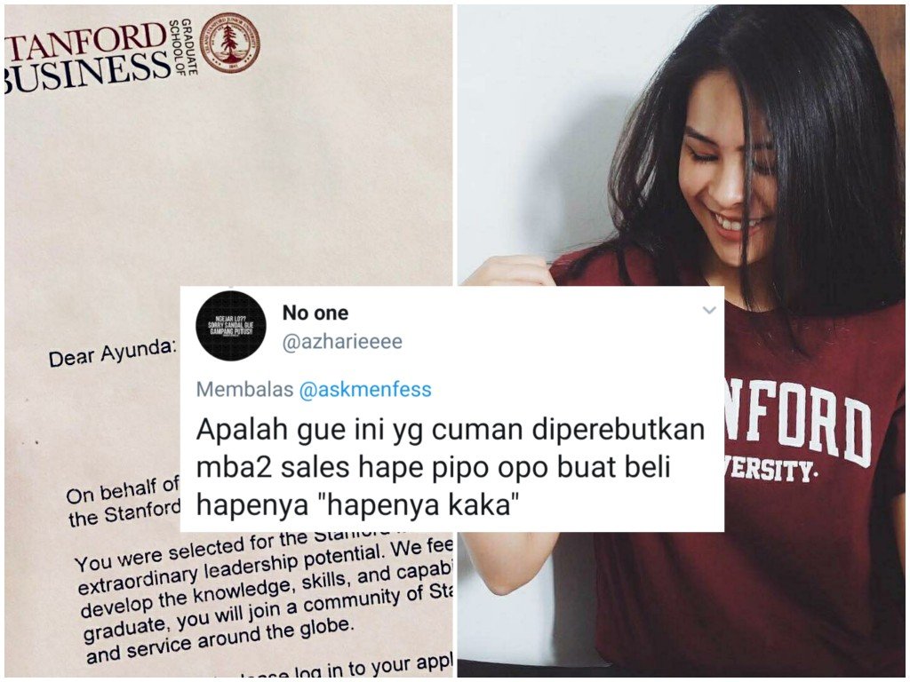 Maudy Ayunda Diperebutkan 2 Universitas Ternama Dunia, Begini 15 Curhatan Iri Warganet. Lah, Kocak~