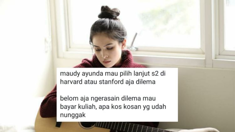 Saat Maudy Ayunda Dilema Stanford atau Harvard, #SobatMisqueen Cuma Bisa Milih 14 Hal Receh ini