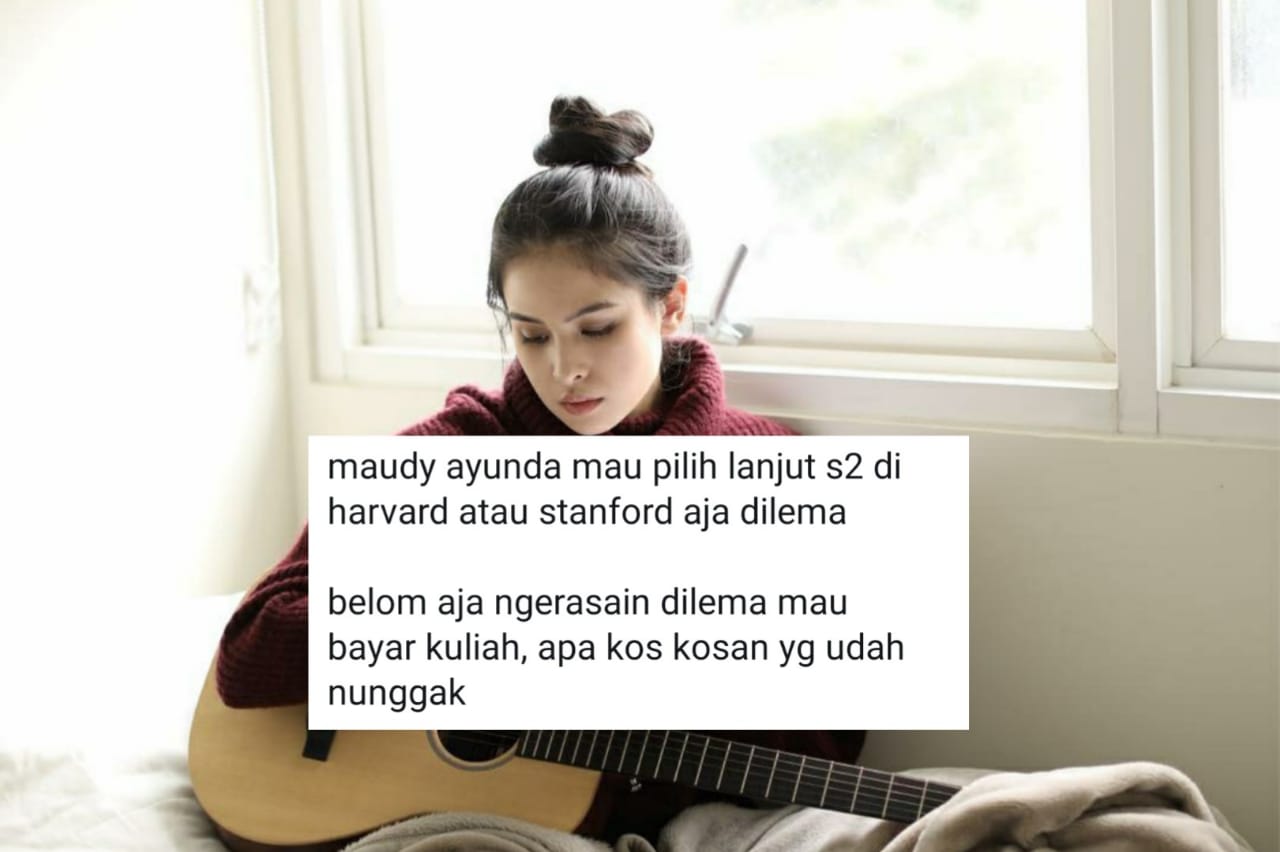 Saat Maudy Ayunda Dilema Stanford atau Harvard, #SobatMisqueen Cuma Bisa Milih 14 Hal Receh ini