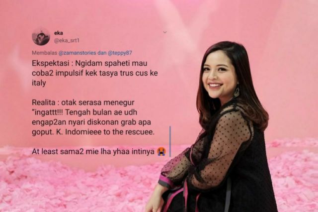 Tasya Kamila ke Singapura Cuma Karena Ngidam, Begini Jeritan Hati #SobatMisqueen yang Baper