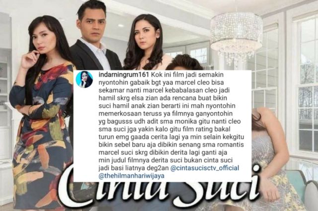 13 Komentar Kocak Emak-Emak Saat Nonton Sinetron Cinta Suci. Kritikannya Lebih Pedes dari Juri Oscar