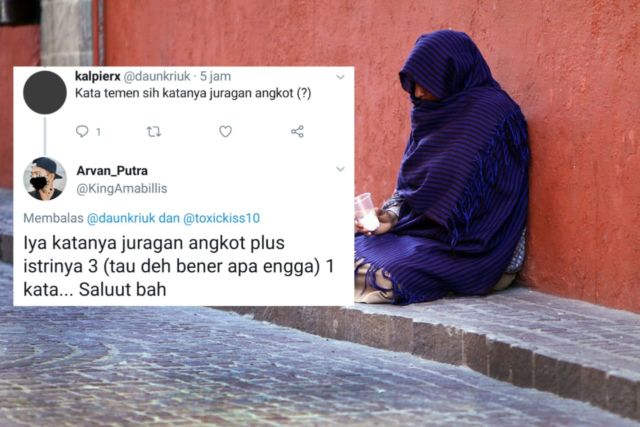 13 Reaksi Kocak Sobat Misqueen Soal Pengemis yang 