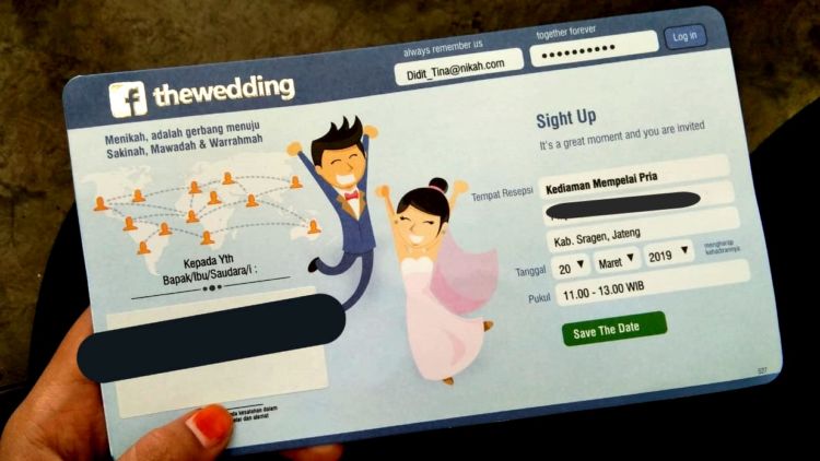 14 Desain Undangan Nikah yang Paling Out of The Box. Saking Kreatifnya Malah Bikin Kita Jadi Ngakak