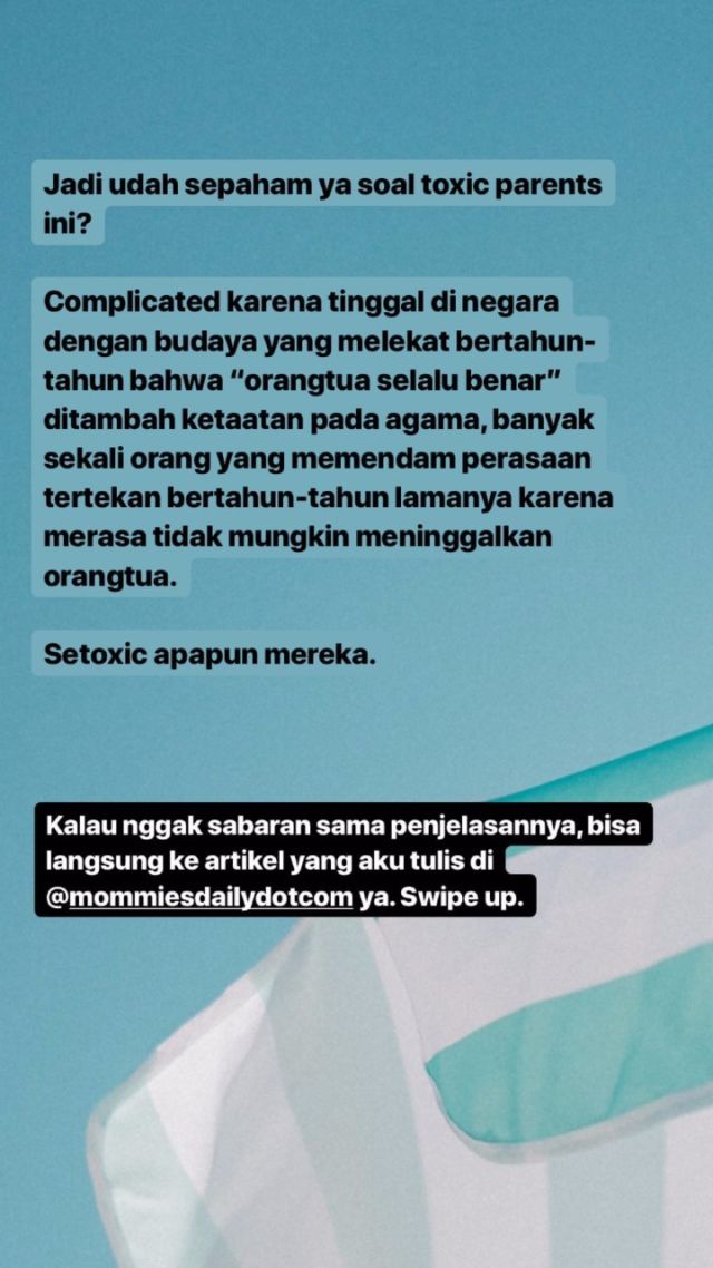 Mengenal Toxic Parent Melalui Blogger @annisast. Di-Bully Orang Tua Sendiri, Kebayang Nggak Sedihnya?