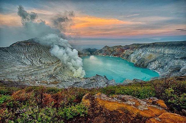 Gunung Ijen Dengan Blue Fire nya