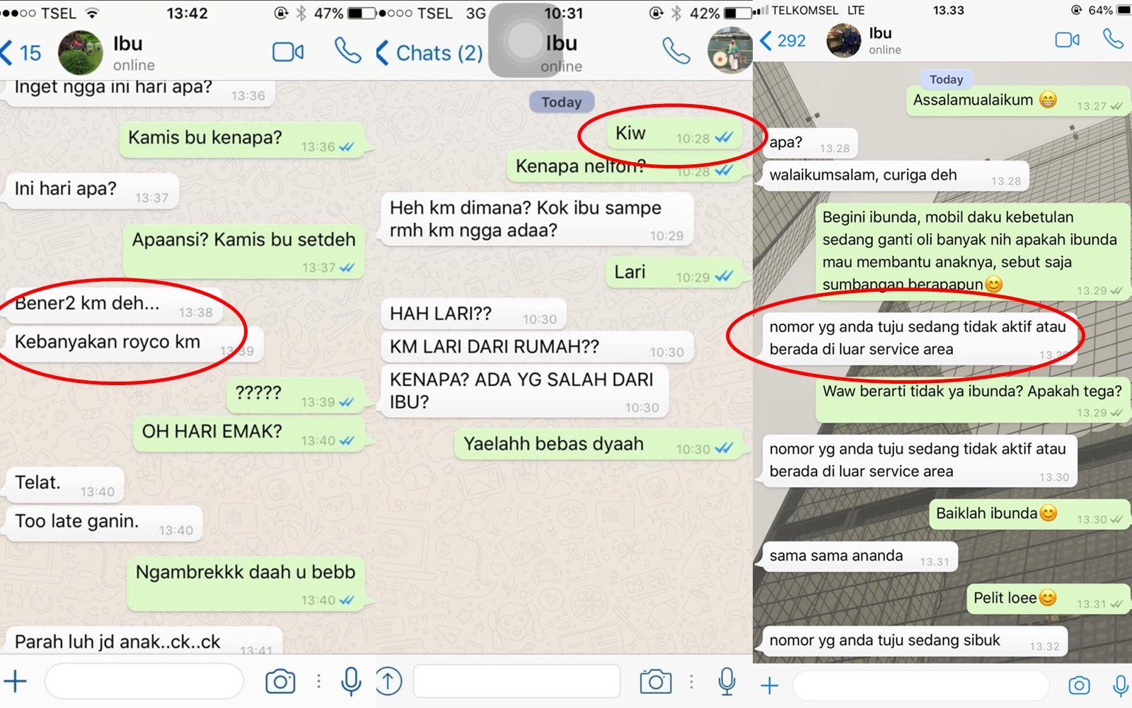 Beredar Chat Ibu dan Anak yang Kelewat Kocak; Gambaran Hubungan Tanpa Sekat Bak Sahabat