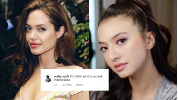 Raline Shah Foto Bareng Angelina Jolie, Warganet Bentuk ‘Tim’ di Kolom Komentar. Kocak Caranya!