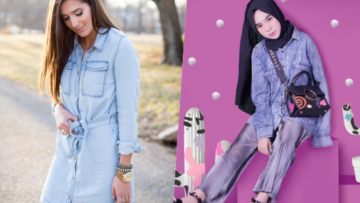 10 Ide Padu Padan Busana Santai Berbahan Chambray