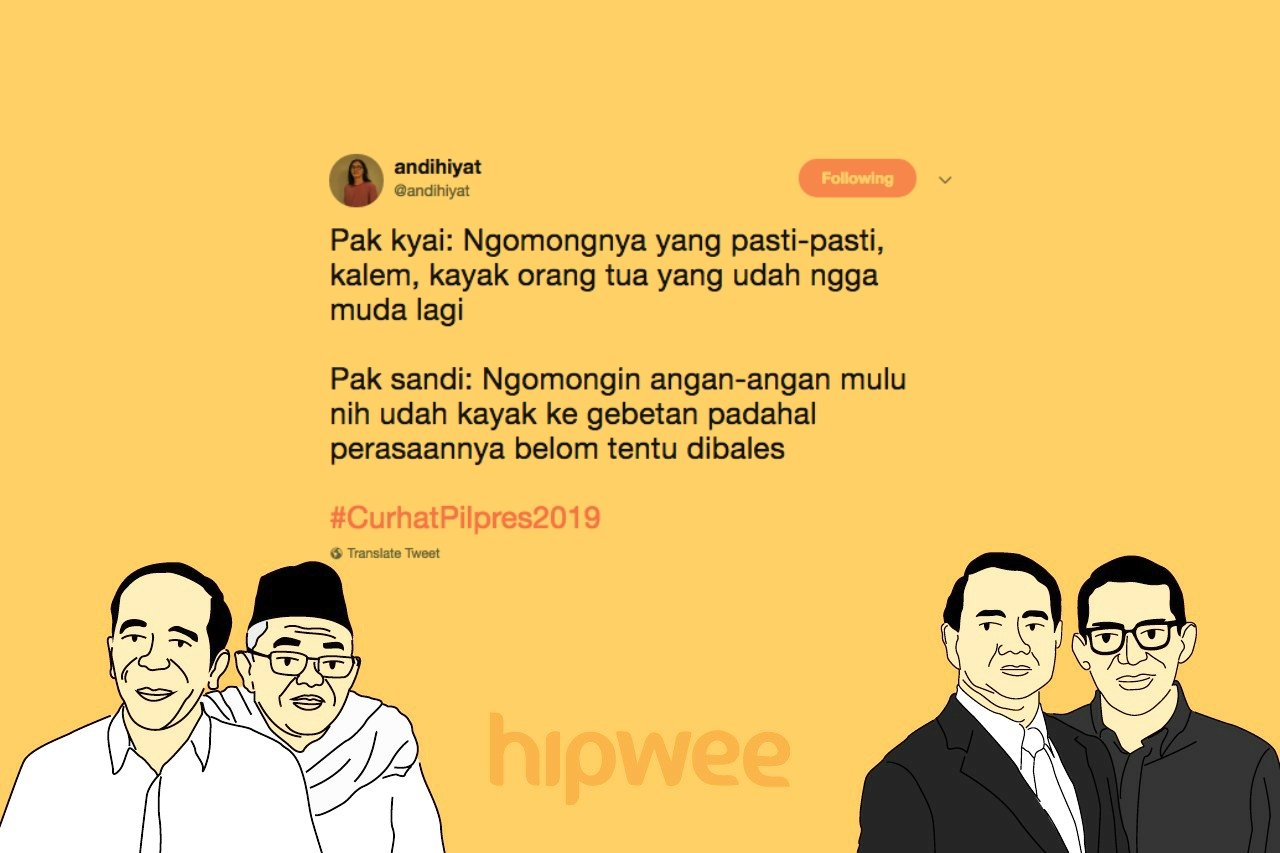 Menyimak Debat Cawapres dari Sudut Pandang Warganet dalam #CurhatPilpres2019. Selow dan Kocak~