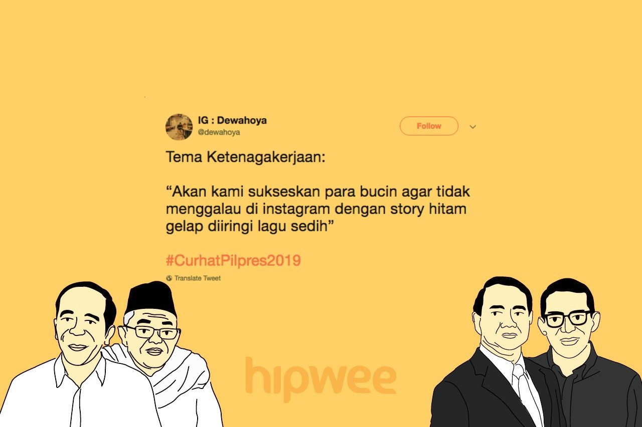 Menyimak Debat Cawapres dari Sudut Pandang Warganet dalam #CurhatPilpres2019. Selow dan Kocak~