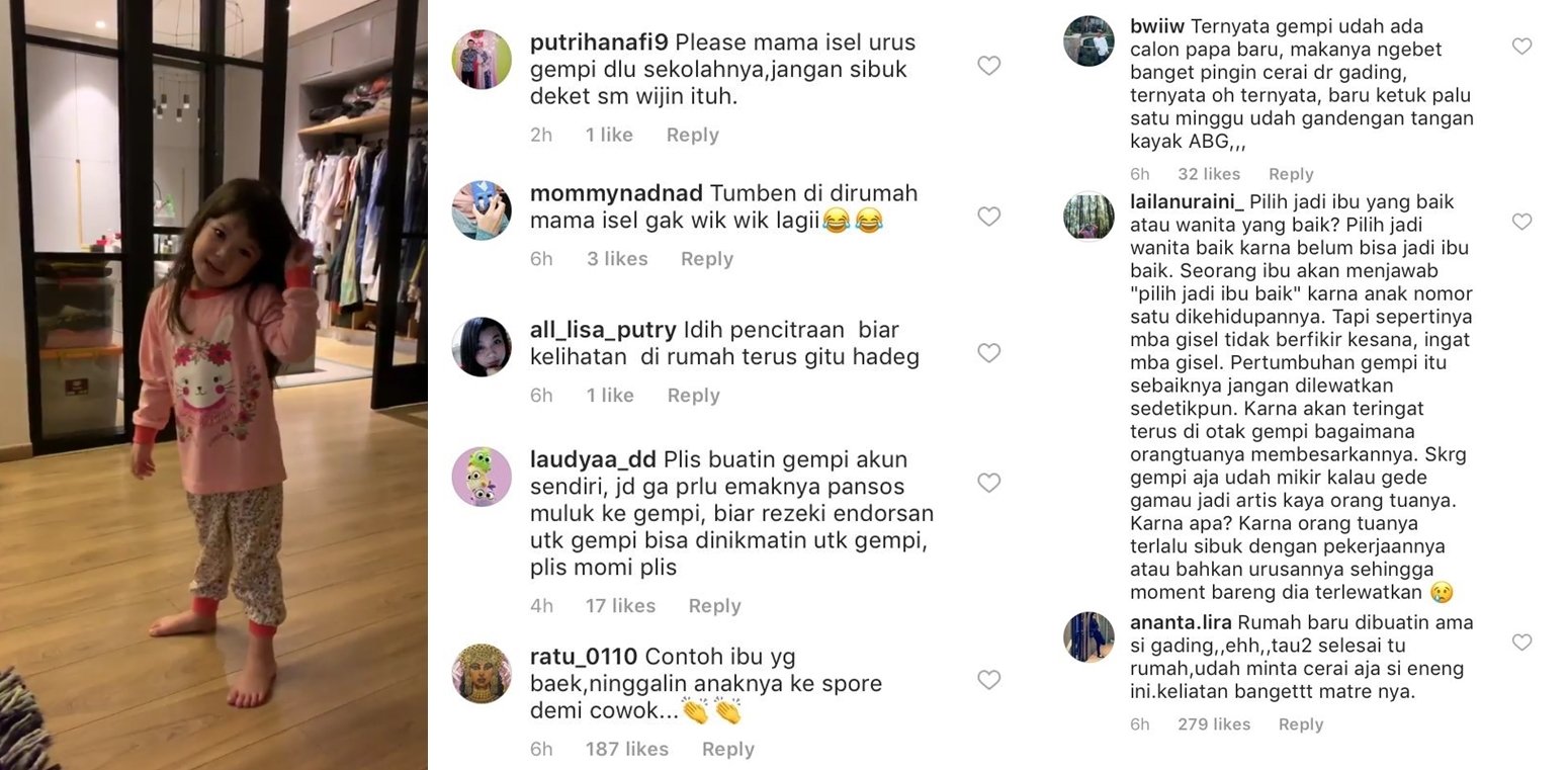 Gisella Unggah Foto Bareng Gempi Setelah Dituduh Pansos. Caption-nya Menohok Abis!