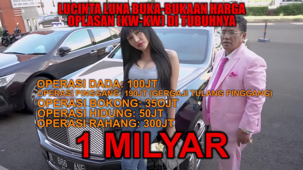 Rincian Biaya Operasi Plastik Lucinta Luna yang Dibagikan Langsung ke Hotman Paris. Harganya Fantastis, Guys!