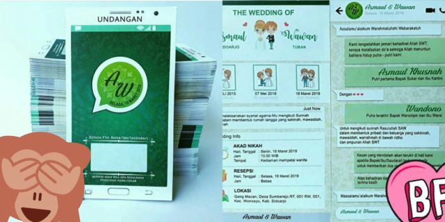 14 Desain Undangan Nikah yang Paling Out of The Box. Saking Kreatifnya Malah Bikin Kita Jadi Ngakak