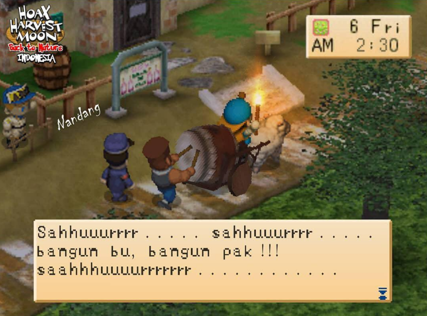 13 Meme Game Harvest Moon dengan Latar Tempat di Indonesia. Sarat akan Kearifan Lokal Banget deh!