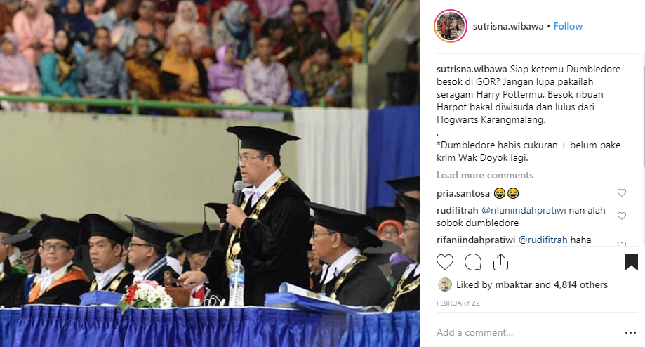 12 Bukti Kocaknya Rektor UNY. Dari Nonton Konser Urut IPK Sampai Jadi Tempat Curhat Mahasiswa