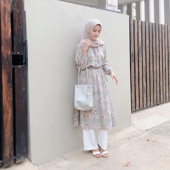 12 OOTD Dress Korean Style Flora, Bisa untuk Hijab