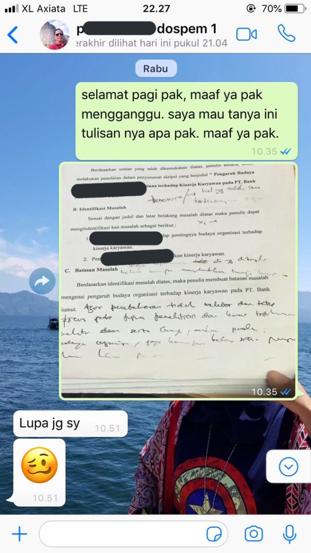 12 Balasan Chat dari Dospem ini Bukti Bahwa Skripsi Macet Kadang Bukan Karena Kita. Serba Salah, Ya~