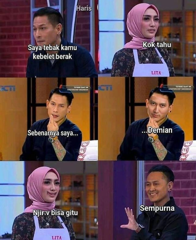 13 Meme MasterChef yang Bakal Mengocok Perutmu. Chef Juna Gagal Garang Kalau Begini Caranya