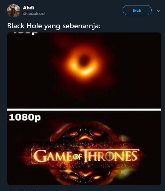 11 Meme Soal Blackhole Kocak yang Bikin Tergelak. Meski Nggak Paham Sains, Tapi Ngerti Lawakan, kan?