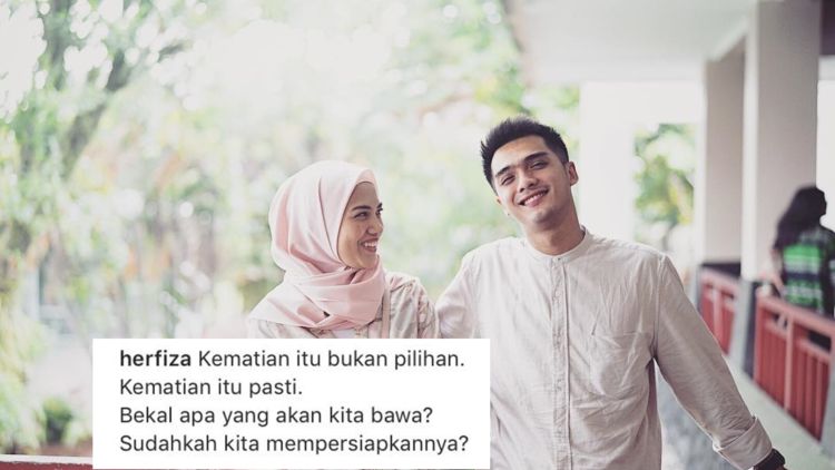 Pesan Kain Kafan untuk Dirinya dan Ricky Harun, Postingan Herfiza Soal Kematian Bikin Terenyuh