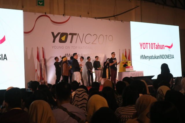 Young On Top Sukses Kumpulkan Anak Milenial di National Conference 2019 dengan Tema #MenyatukanINDONESIA