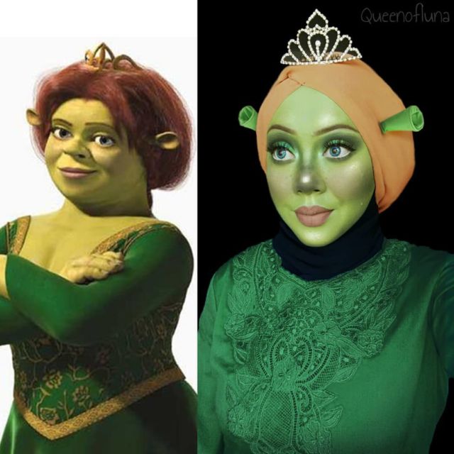 10 Potret Hijab Cosplay Animasi ala @queenofluna yang Kecenya Kebangetan. Kok Bisa Mirip Gitu Sih?