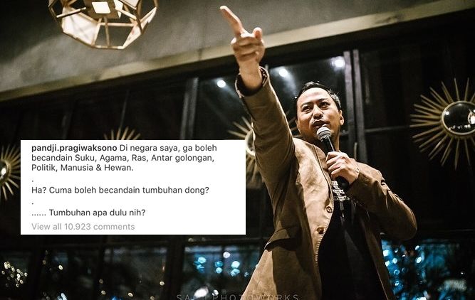 Lagi, Pandji Pragiwaksono Kena Marah Warganet Soal Postingannya yang Kontroversial Ini. Hmmm ~