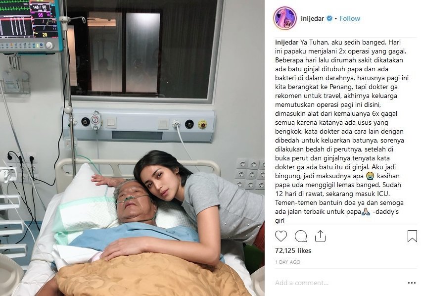 Jessica Iskandar Beberkan Fakta Tentang Perawatan Ayahnya Ketika di Indonesia. Ia Menyesal, Katanya