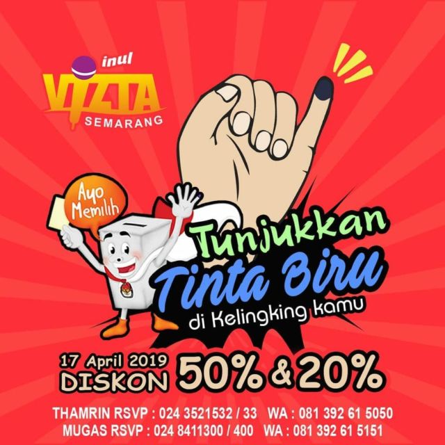 Serba-Serbi Promo Pemilu 2019 yang Bisa Dinikmati Usai Nyoblos. Sayang Kalau Dilewatkan!