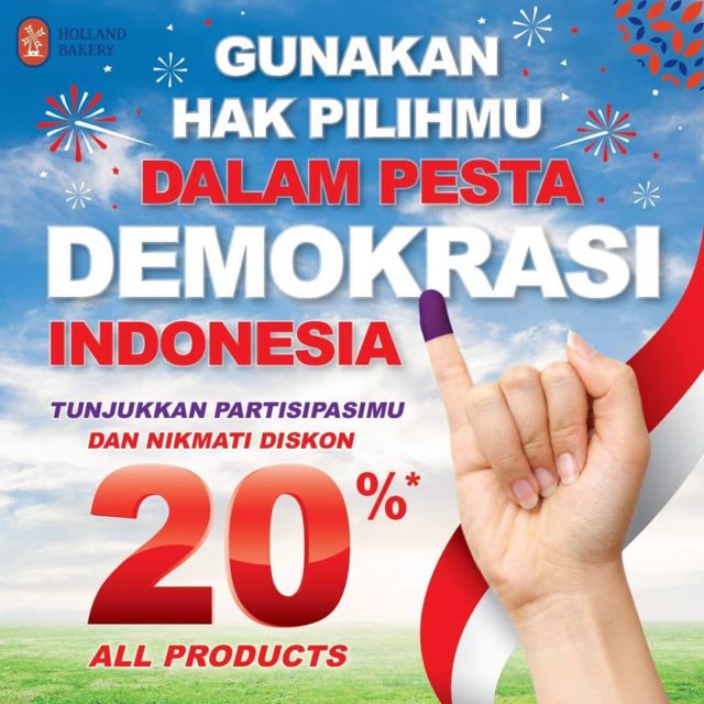 Serba-Serbi Promo Pemilu 2019 yang Bisa Dinikmati Usai Nyoblos. Sayang Kalau Dilewatkan!