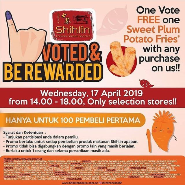 Serba-Serbi Promo Pemilu 2019 yang Bisa Dinikmati Usai Nyoblos. Sayang Kalau Dilewatkan!