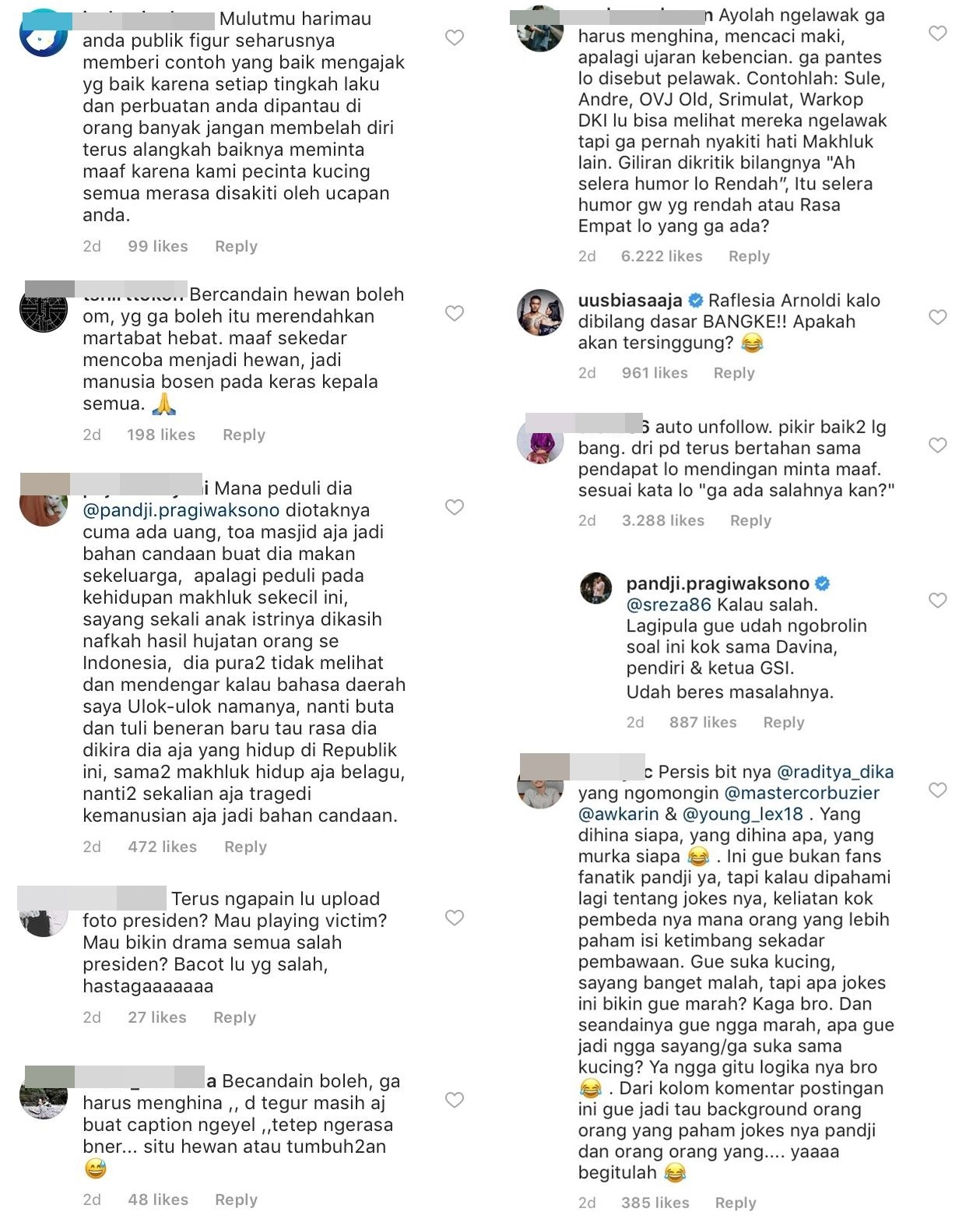 Lagi, Pandji Pragiwaksono Kena Marah Warganet Soal Postingannya yang Kontroversial Ini. Hmmm ~