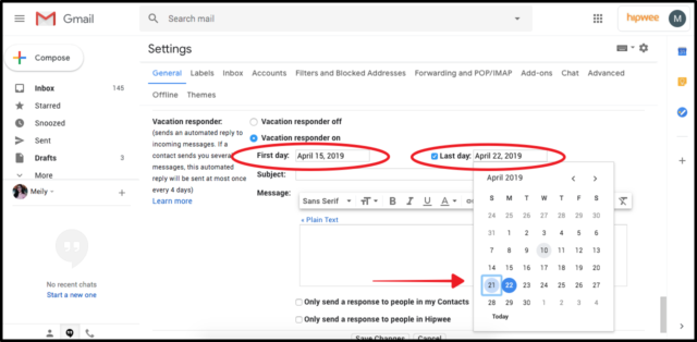 Tutorial Membuat Balasan Otomatis di Gmail Saat Lagi Cuti Kerja. Biar Total Liburannya~