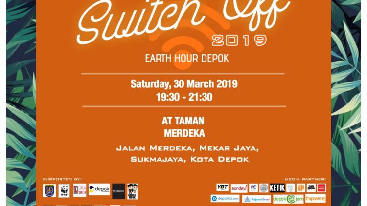 Ajak Bergaya Hidup Ramah Lingkungan, Earth Hour Depok Sukses Adakan “Switch Off Earth Hour 2019”